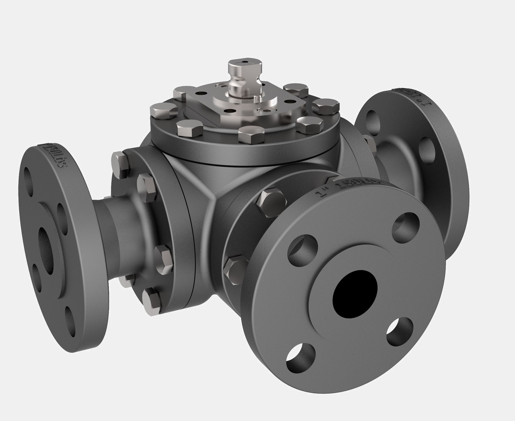 Ball Valve 1/2" 150# ANSI FLANGED C.S. A216 WCC Z84 TTT 150# FL